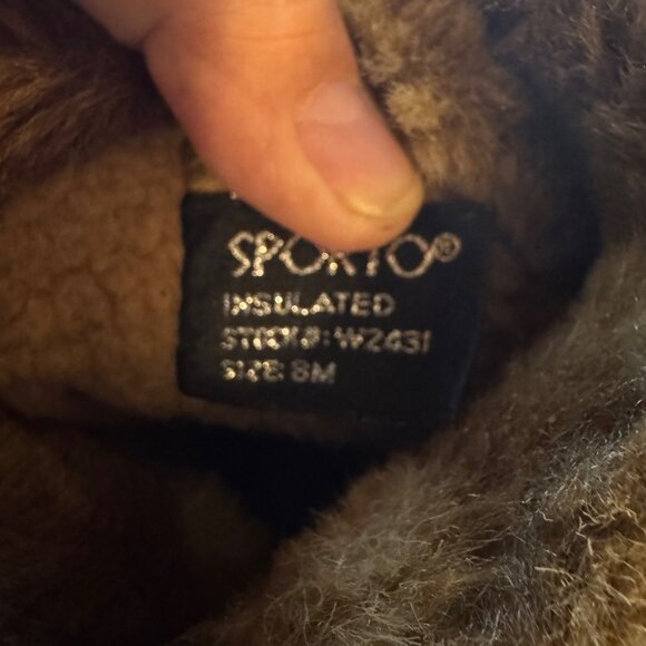 Sporto Polartec Women's Faux Fur Suede Lined Winter Boots Size 8 Beige - Picture 9 of 9